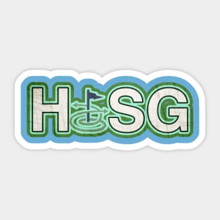 Hook and Slice Golf Sticker